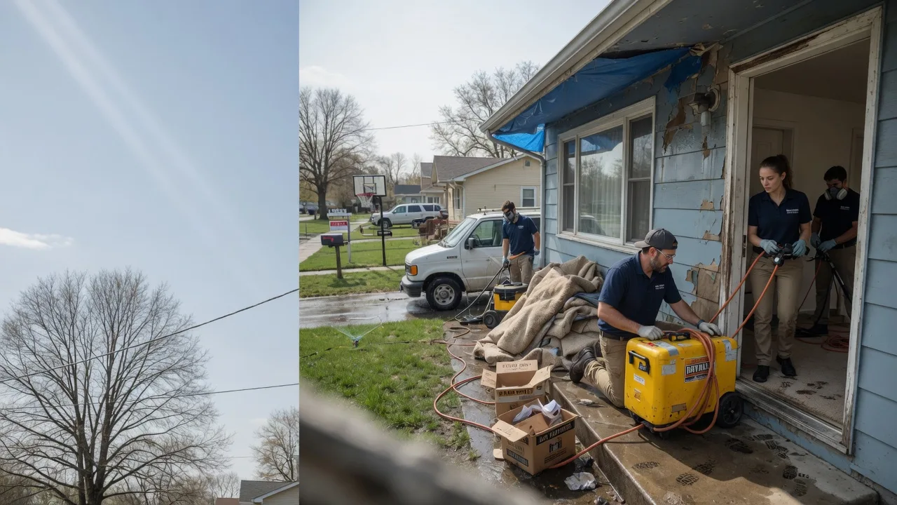 Basement Flood Cleanup in Colcord, OK near me